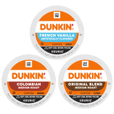 Dunkin' pack frontal mostrando las seis cajas y 60 cápsulas, conveniencia inmediata