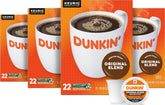 Dunkin' pack frontal mostrando las cuatro cajas, conveniencia inmediata