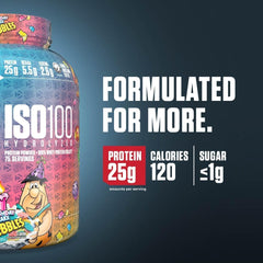Dymatize ISO100 polvo textura fina lista para mezclar y rápida disolución