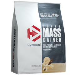 Dymatize envase frontal mostrando información clave y conveniencia