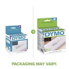 DYMO primer plano textura del papel que resalta impresión nítida