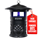 DynaTrap DT2030SR vista frontal mostrando diseño exterior y ahorro de espacio