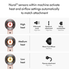 Dyson Supersonic Nural accesorios inteligentes que recuerdan ajustes personalizados