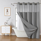 eachope cortina frontal gris mostrando aspecto elegante y práctico