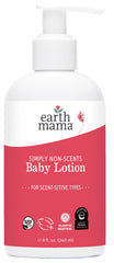 Earth Mama frasco frontal 8 oz mostrando etiqueta clara y beneficio hidratante