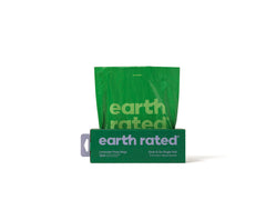 Earth Rated persona usando bolsa en paseo, recogido sin contacto