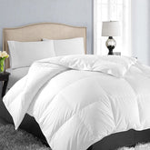 EASELAND vista frontal del edredón king size, aspecto pulcro y confort