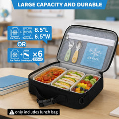 Easozoom lonchera enganchada a mochila para transporte cómodo