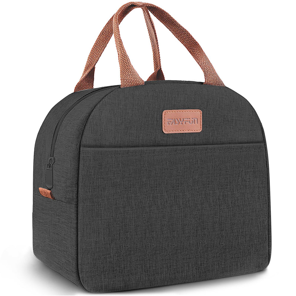 EASYFUN vista frontal del bolso con cremallera y bolsillo, portátil y ordenado