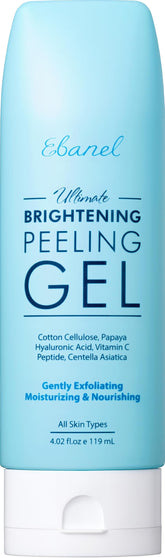 Ebanel envase frontal del Brightening Peeling Gel mostrando etiqueta clara y atractiva