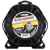 ECHO front spool showing 253 ft line and clear labeling for quick identification and stocking