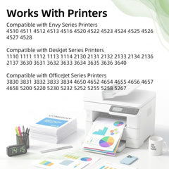 Eco Victor side label listing compatible HP models for quick buyer verification