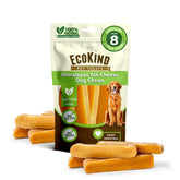 EcoKind empaque frontal mostrando ocho masticables, promueve confianza