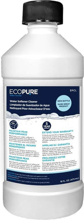 EcoPure envase frontal mostrando la etiqueta y beneficios para mantenimiento