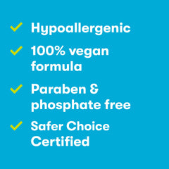 ECOS detalle de la etiqueta con ingredientes veganos y datos de uso