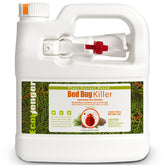 EcoVenger botella frontal 64 oz mostrando etiqueta y volumen, beneficio control efectivo