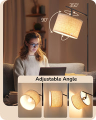 EDISHINE textura de la pantalla beige que suaviza la luz y embellece el espacio
