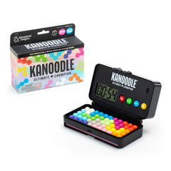 Educational Insights Kanoodle vista frontal del estuche y tablero portátil