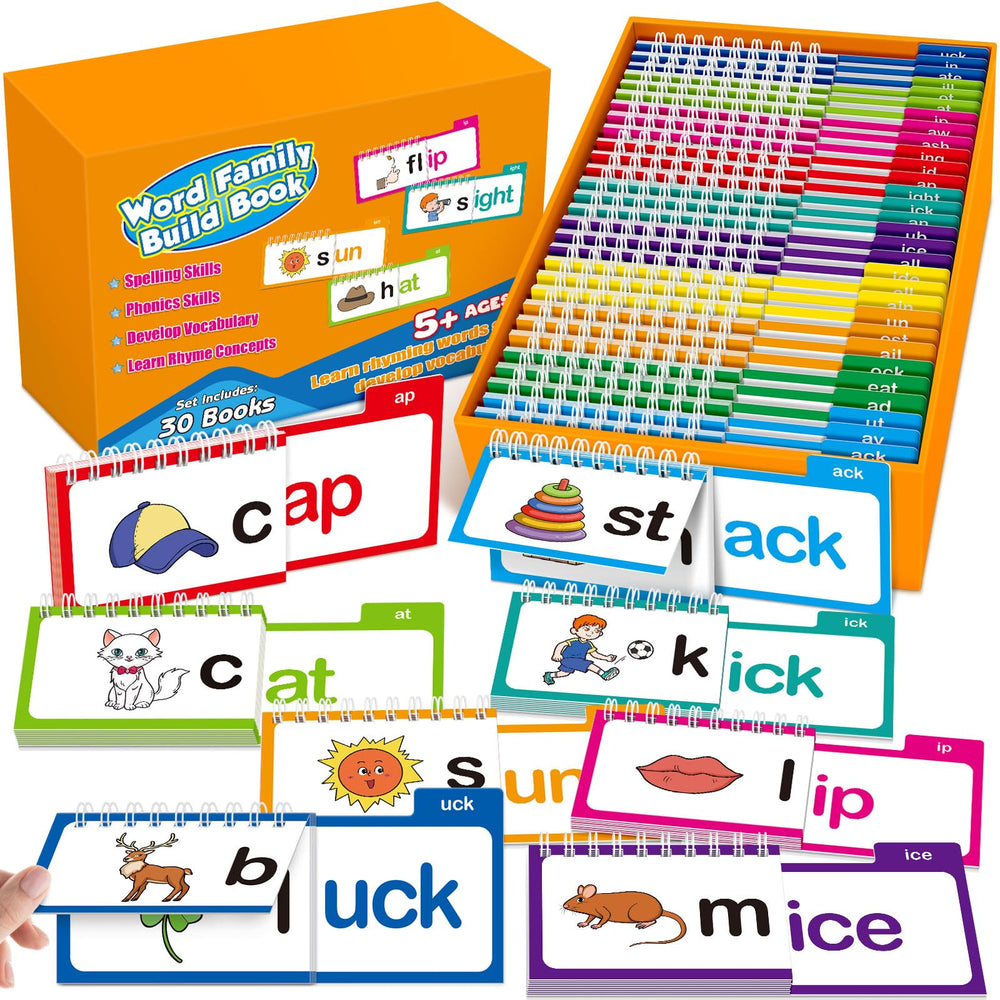 Edulok portada del conjunto de 30 flip books mostrando variedad y claridad para aprender