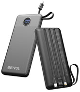 EEIVOL vista frontal del power bank mostrando diseño compacto y color negro