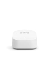 eero 6+ frontal mostrando diseño y facilidad de colocación para señal estable