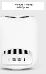 eero Pro 7 textura y LED indicando estado, beneficio de control visual