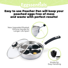 Eggssentials detalle de las copas de 75 ml antiadherentes para fácil desmolde