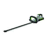 EGO Power+ HT2601 front view showing full trimmer and blade, demonstrating balance