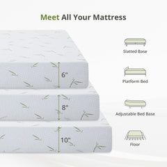 EGOHOME funda jacquard desmontable sobre el colchón que facilita limpieza y mejor ventilación