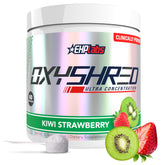 EHP Labs envase frontal OxyShred mostrando diseño y tamaño, promueve confianza