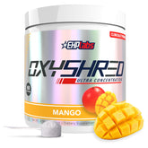 EHP Labs OxyShred frontal del envase mostrando sello de calidad