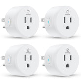 EIGHTREE frontal del pack de cuatro enchufes, ahorro de espacio y control inteligente