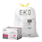 EKO paquete frontal 60 bolsas blanco mostrando capacidad y presentación