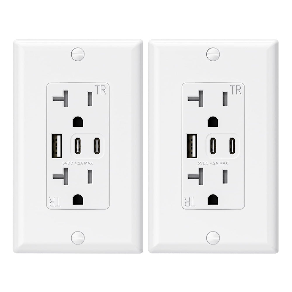 ELEGRP vista frontal de la toma con 3 puertos USB, carga ordenada