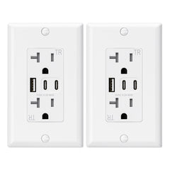 ELEGRP vista frontal de la toma con 3 puertos USB, carga ordenada