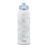 Ello botella frontal Porcelain Rose mostrando diseño elegante y capacidad