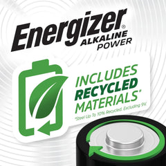 Energizer D battery next to AA for scale showing benefit of higher capacity