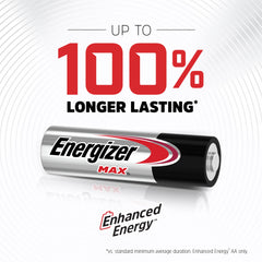 Energizer close-up of AA battery texture and durable finish