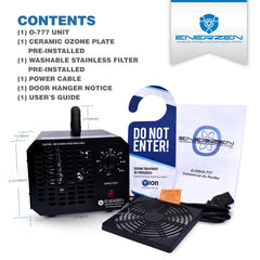 Enerzen panel con temporizador para controlar tratamientos de ozono