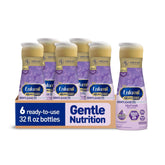 Enfamil botella frontal del paquete mostrando volumen y conveniencia