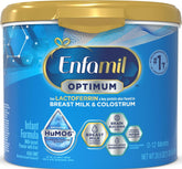Enfamil Optimum frente del envase mostrando diseño y confianza