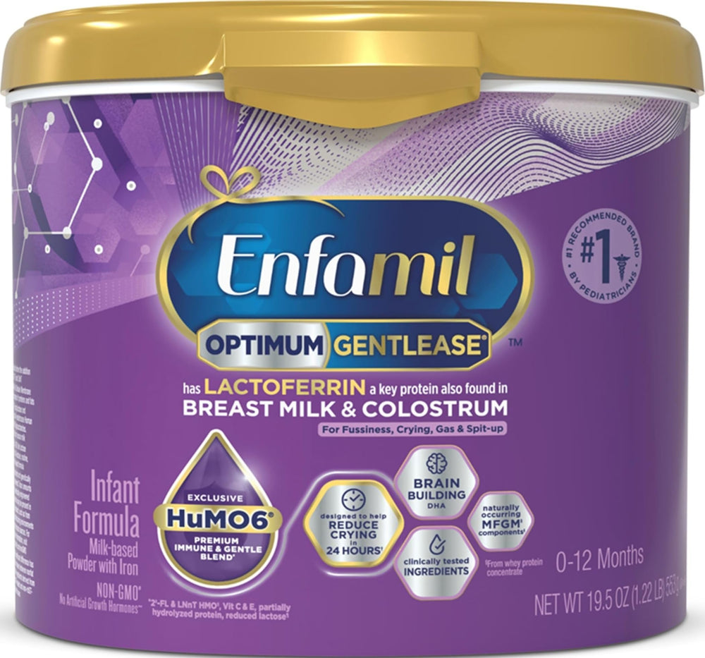 Enfamil envase frontal mostrando fórmula y beneficios nutricionales