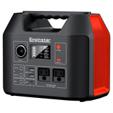 EnginStar front panel view showing controls and compact design for portable power