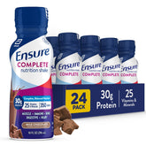 Ensure frasco frontal del empaque mostrando sabor chocolate y conveniencia