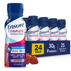 Ensure Complete fresa frente del empaque mostrando diseño y conveniencia