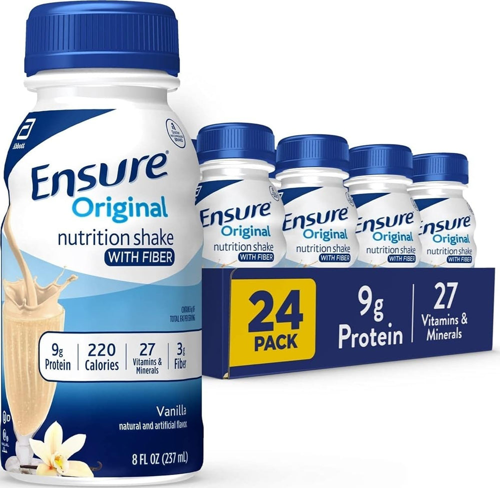 Ensure envase frontal Vainilla con etiqueta clara y fácil identificación del producto