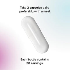 envitamin frasco abierto con cápsulas Slimbiosys listo para tomar