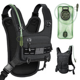 Envyvip mochila frontal mostrando bolsillos y diseño práctico