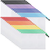 EOOUT front view of 32-piece pouch set showing eight colors and packaging, easy sorting benefit