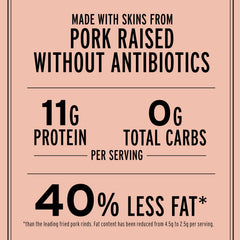 Epic chicharrones servidos en cuenco, snack alto en proteína para compartir